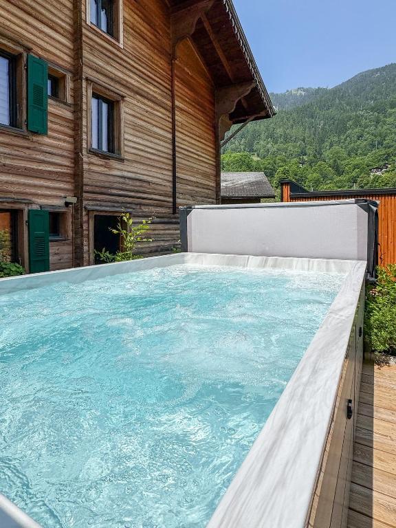 Nespecifikovaný výhled na hory nebo výhled na hory při pohledu z apartmánu