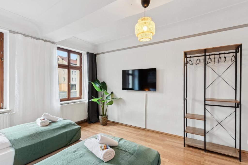 TV/Unterhaltungsangebot in der Unterkunft KERA STAY - Apartments Merseburg