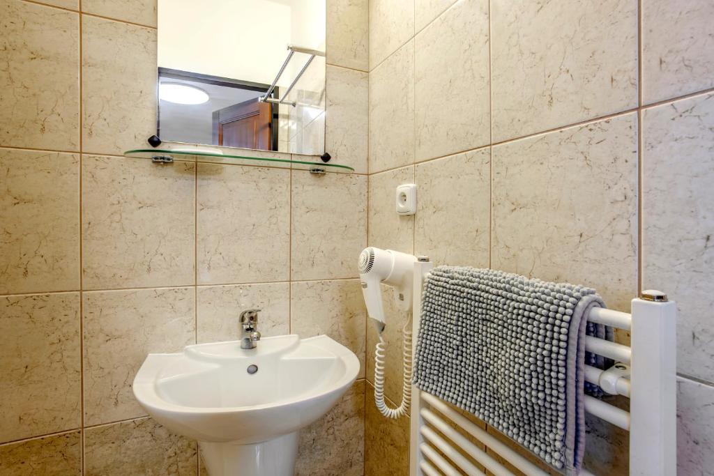 Koupelna v ubytování Pension U Lípy