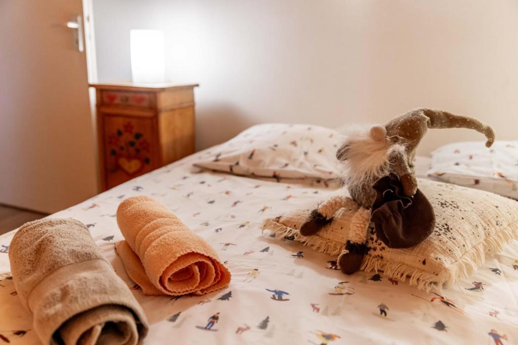 Postel nebo postele na pokoji v ubytování LE GITE DE BRI