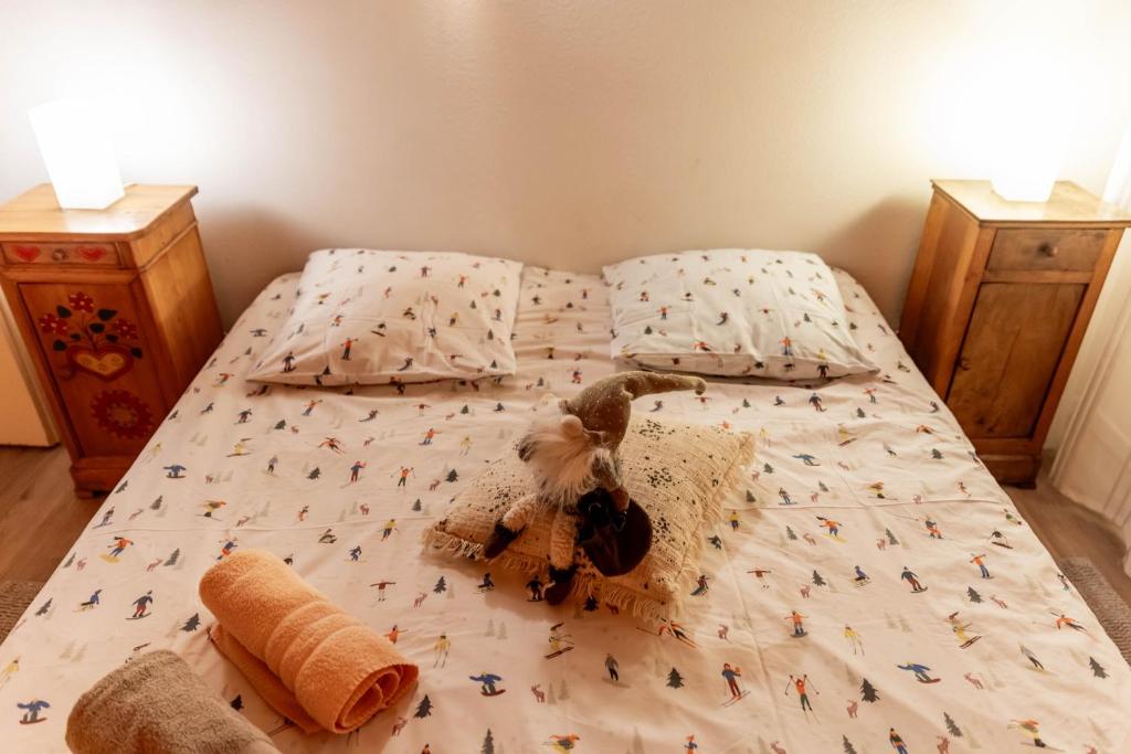 Postel nebo postele na pokoji v ubytování LE GITE DE BRI