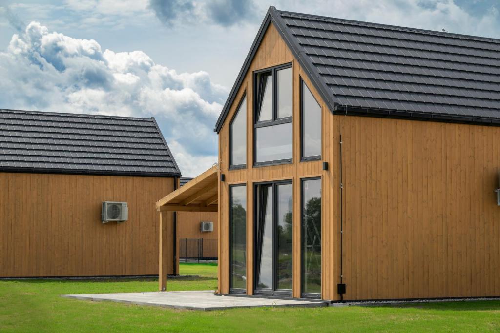 Bygningen som feriehuset ligger i