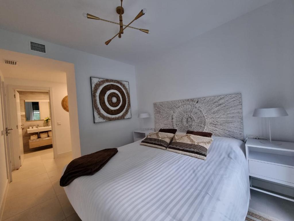 Postel nebo postele na pokoji v ubytování SEA & VILLAGE LUXURY