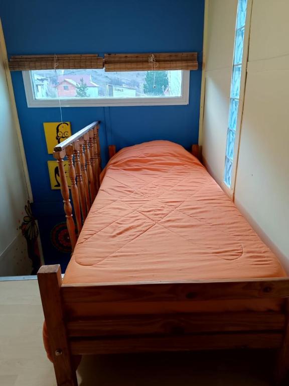 Postel nebo postele na pokoji v ubytování El Kamaruco Tiny House