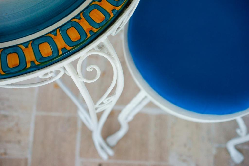 a close up of a bowl on a table at Hotel Aurora in Amalfi
