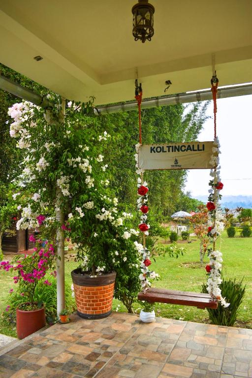 Zahrada ubytování Koltincalli