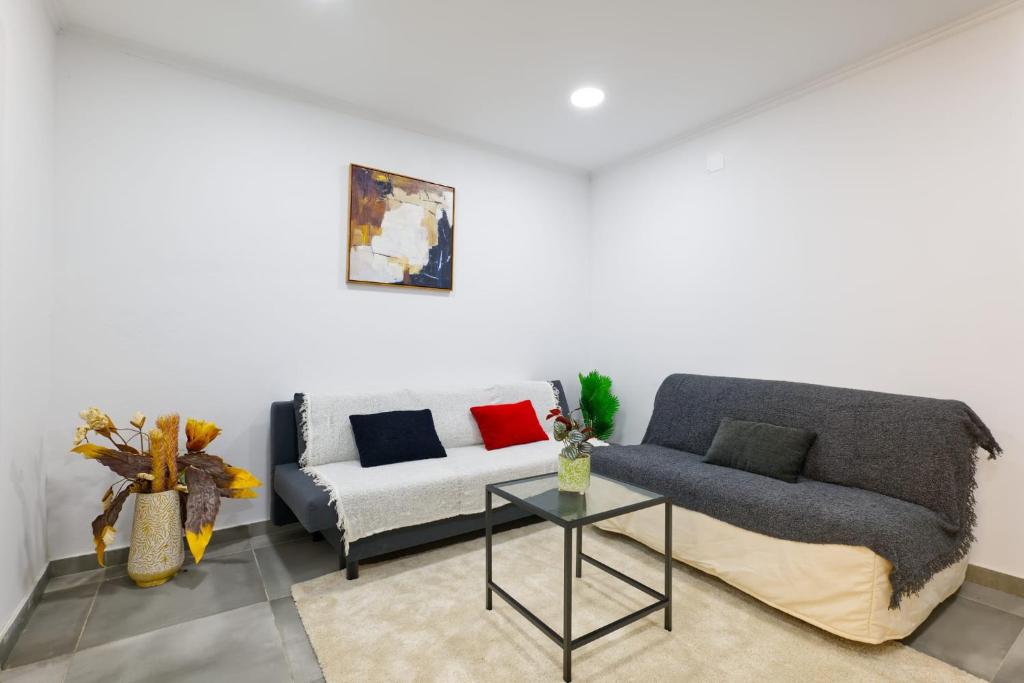 Central flat with garden