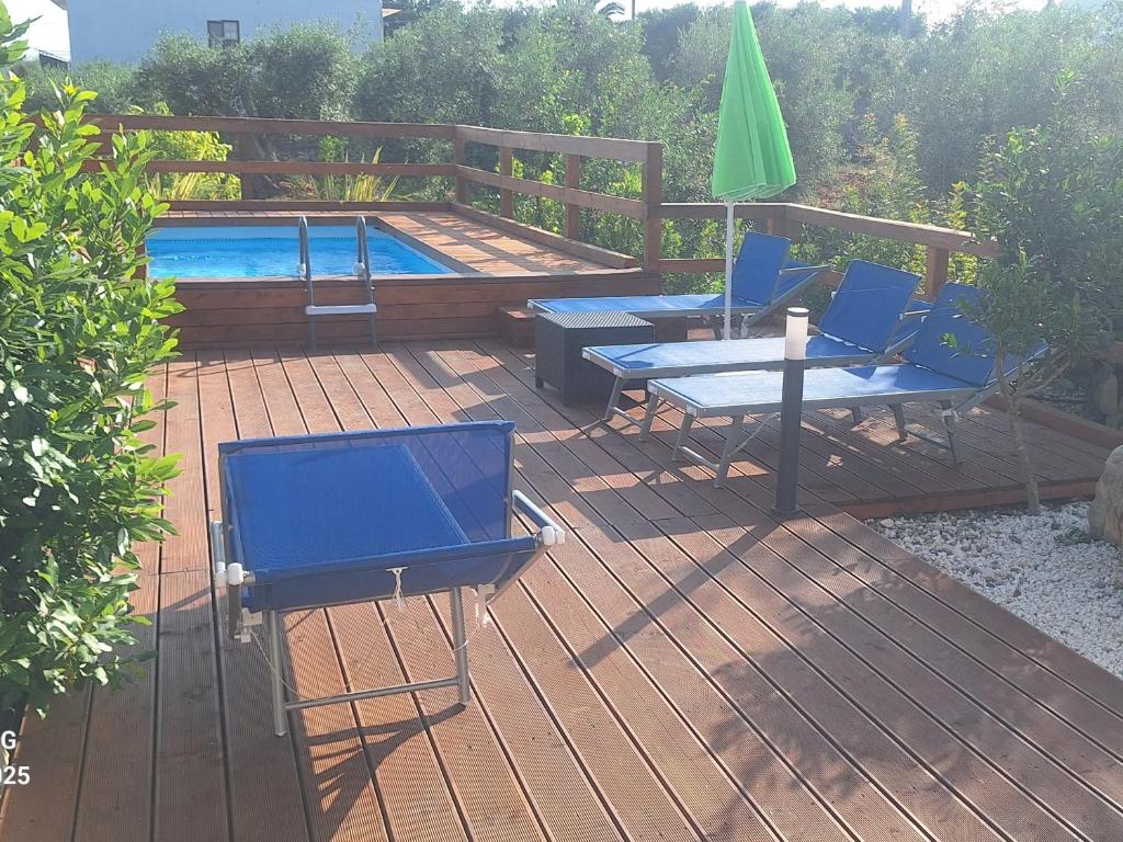 Bazén v ubytovaní Baciati dal Sole alebo v jeho blízkosti