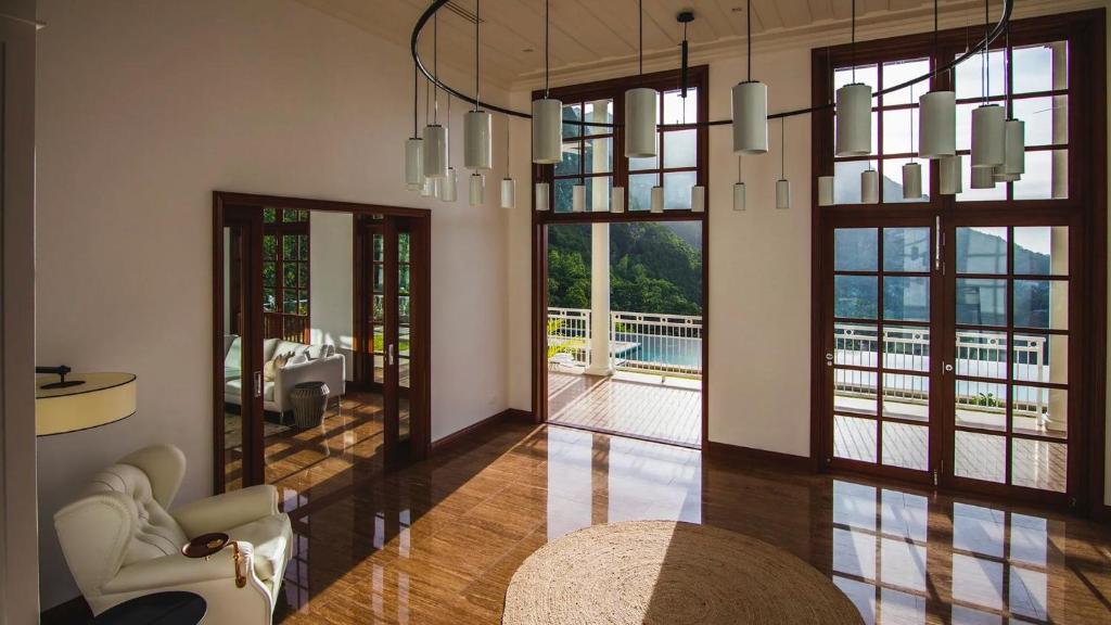 Posezení v ubytování Pearl Horizon Villa