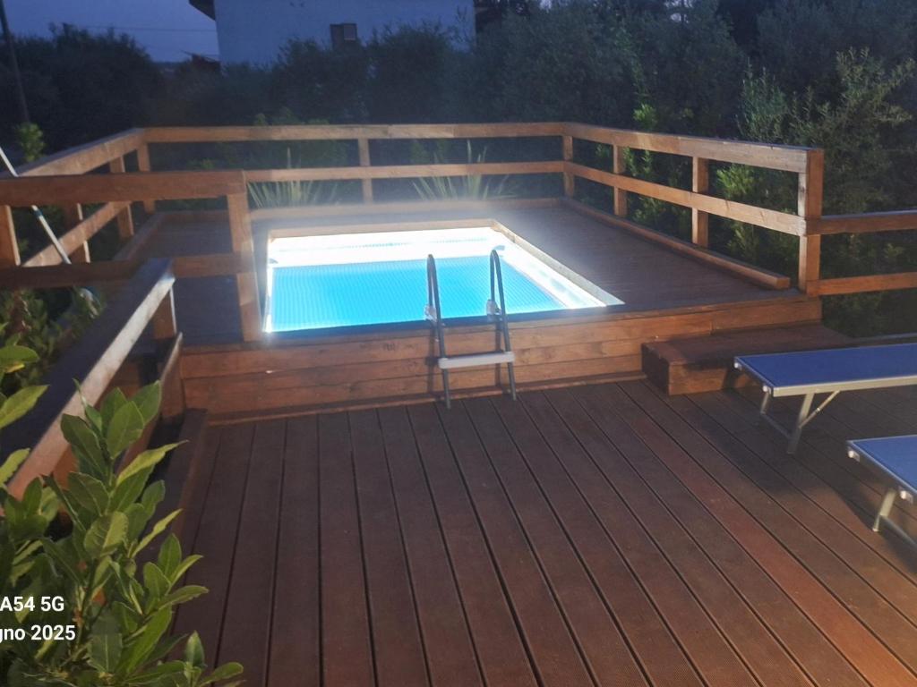 Bazén v ubytovaní Baciati dal Sole alebo v jeho blízkosti