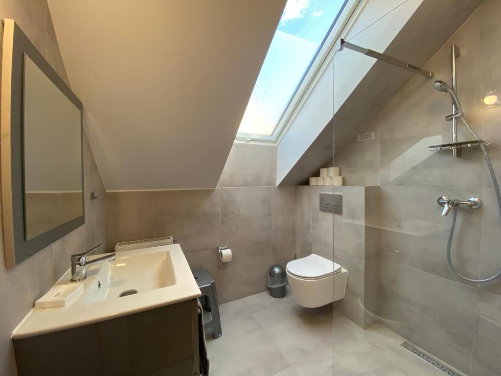 Kúpeľňa v ubytovaní Apartamenty Asturia Rymanów Zdrój