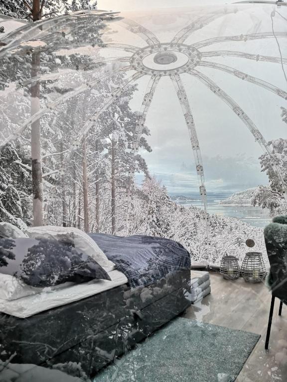 Příroda nedaleko luxury tent