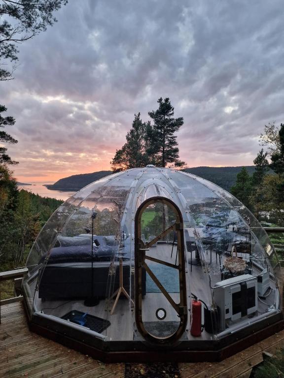Příroda nedaleko luxury tent