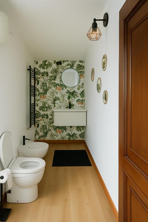 Koupelna v ubytování B&B Il Fiore nel Bosco