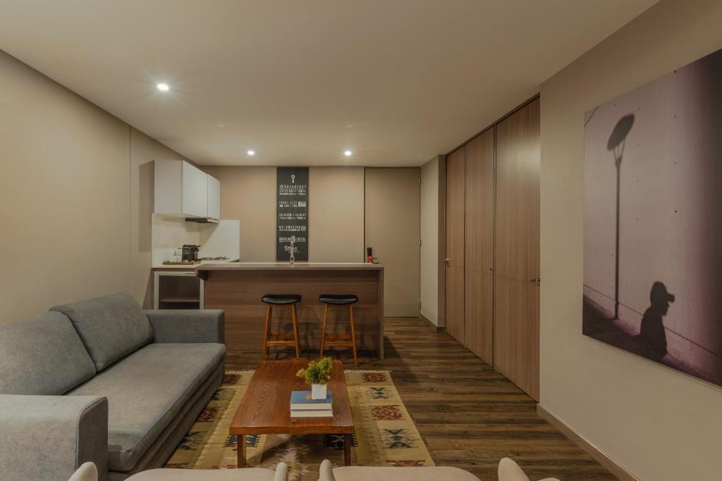 Una cocina o zona de cocina en Sites Hotel