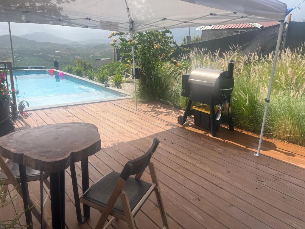 Bazén v ubytování Pampagrass View nebo v jeho okolí