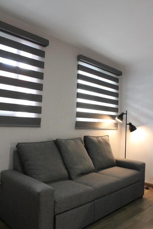 Posezení v ubytování Lofts Las Fuentes