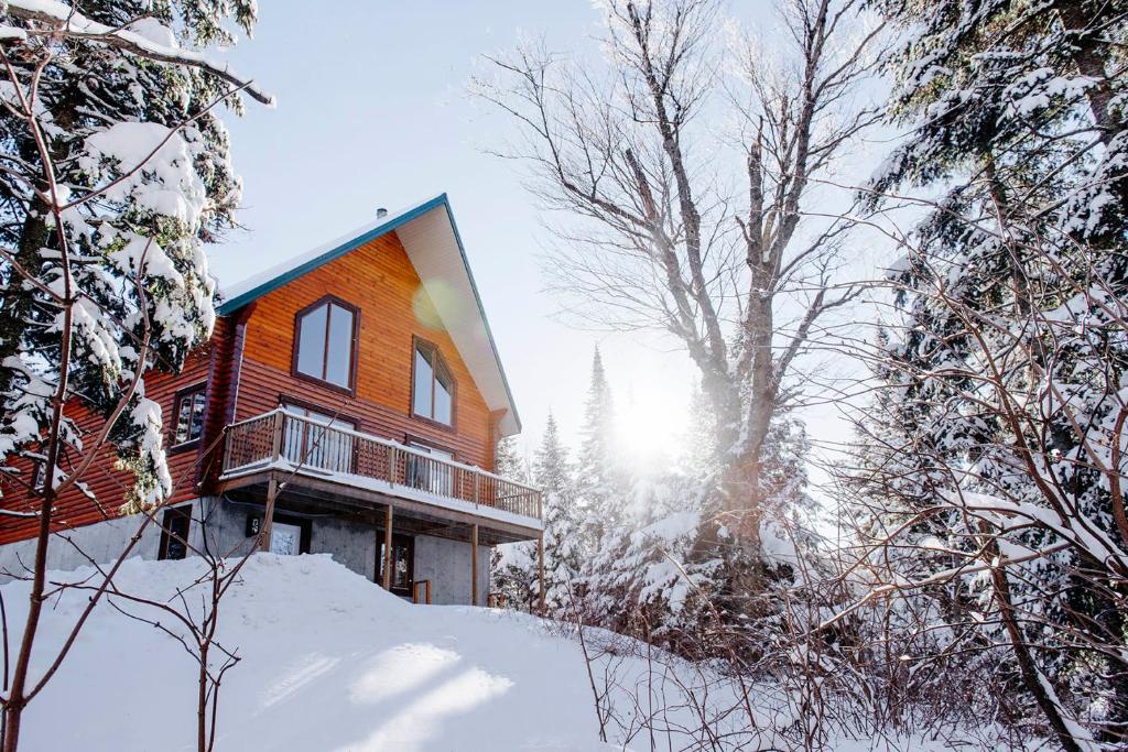 Το Domaine Appalaches 50 Incredible view τον χειμώνα