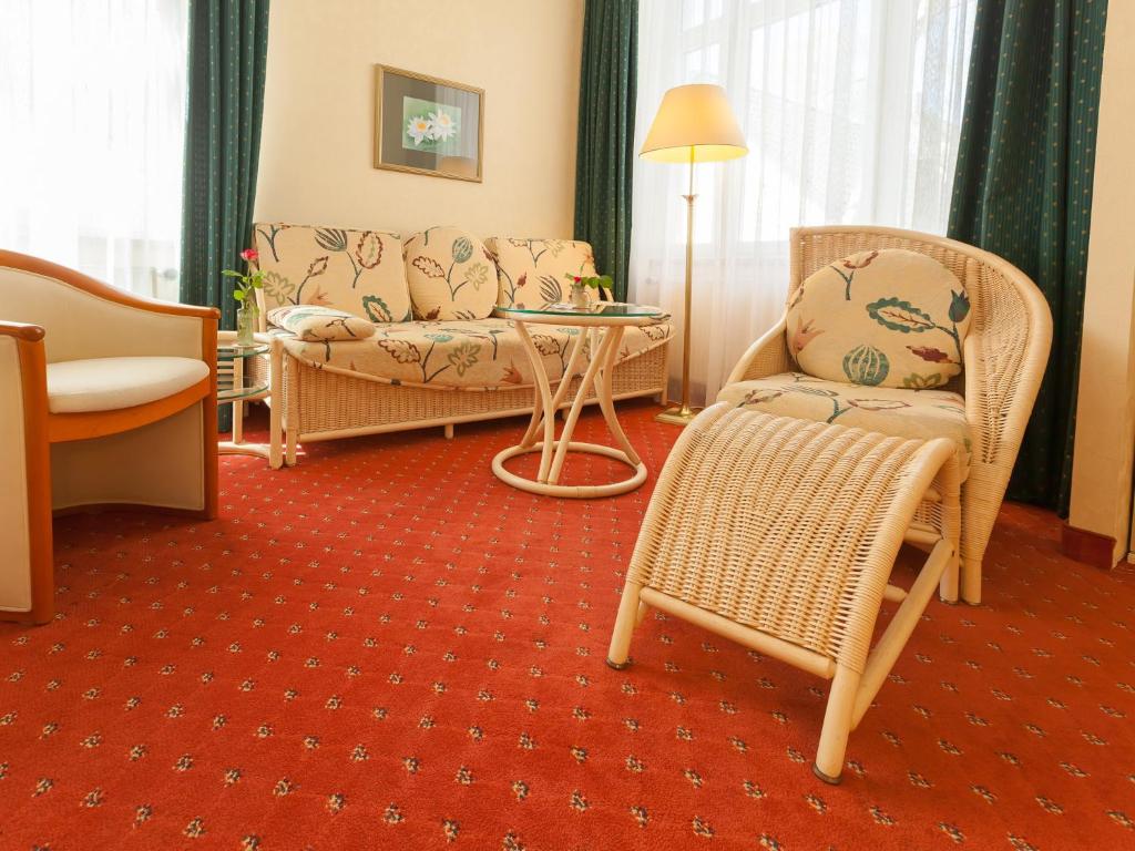 Posezení v ubytování Park-Hotel