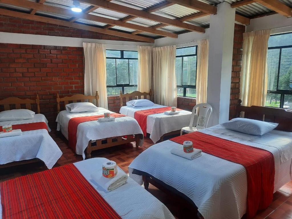 Postel nebo postele na pokoji v ubytování Obrajillo Eco-Lodge