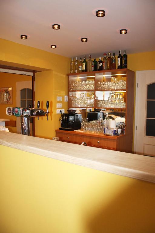 Lounge nebo bar v ubytování Chalupa Chiranka