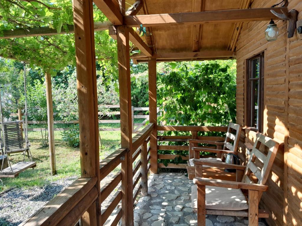 Zahrada ubytování Tiny houses Genacvale