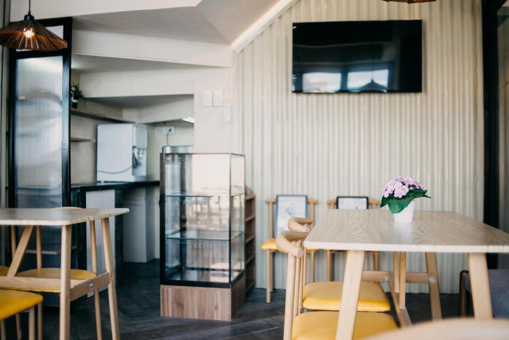 Kuchyň nebo kuchyňský kout v ubytování Lix Hotel Surigao