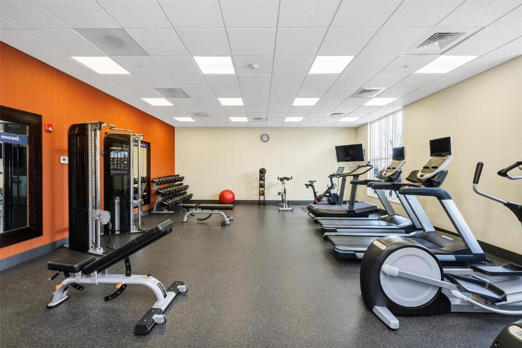 Fitness centrum a/nebo fitness zařízení v ubytování Hampton Inn And Suites Logan, Ut