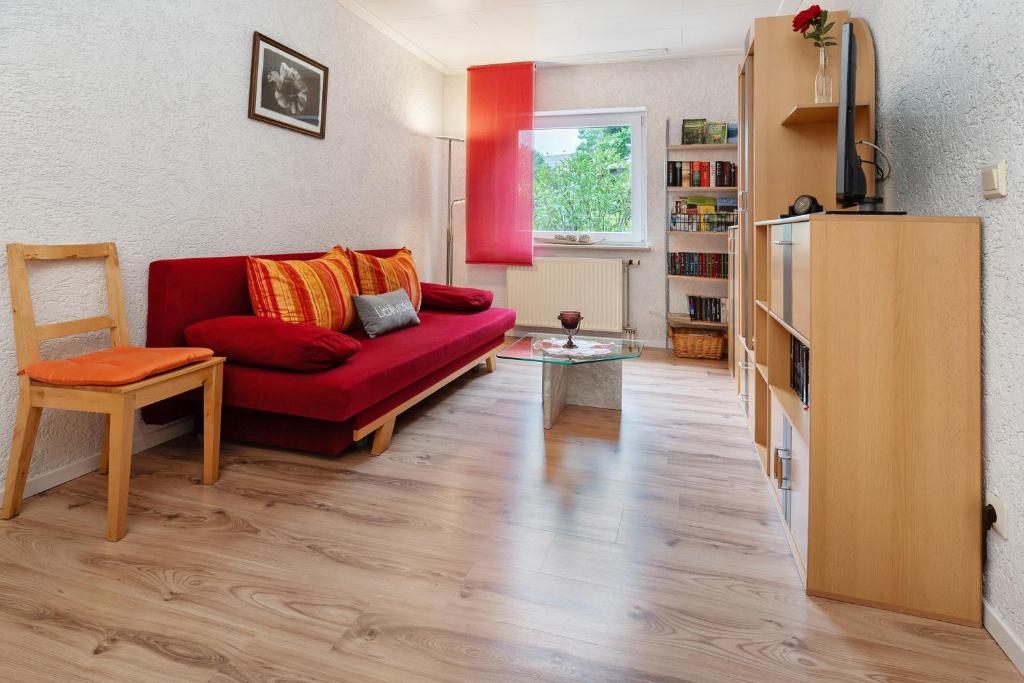 Kuchyň nebo kuchyňský kout v ubytování Ferienwohnung Zapf
