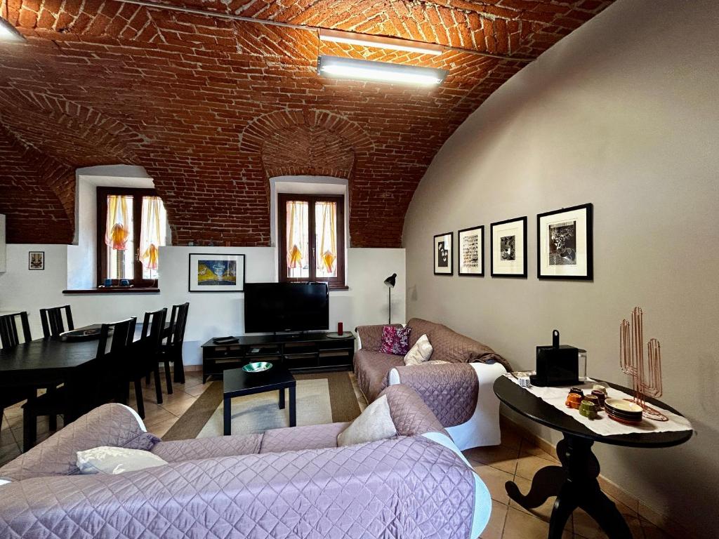 A seating area at Appartamento G&G