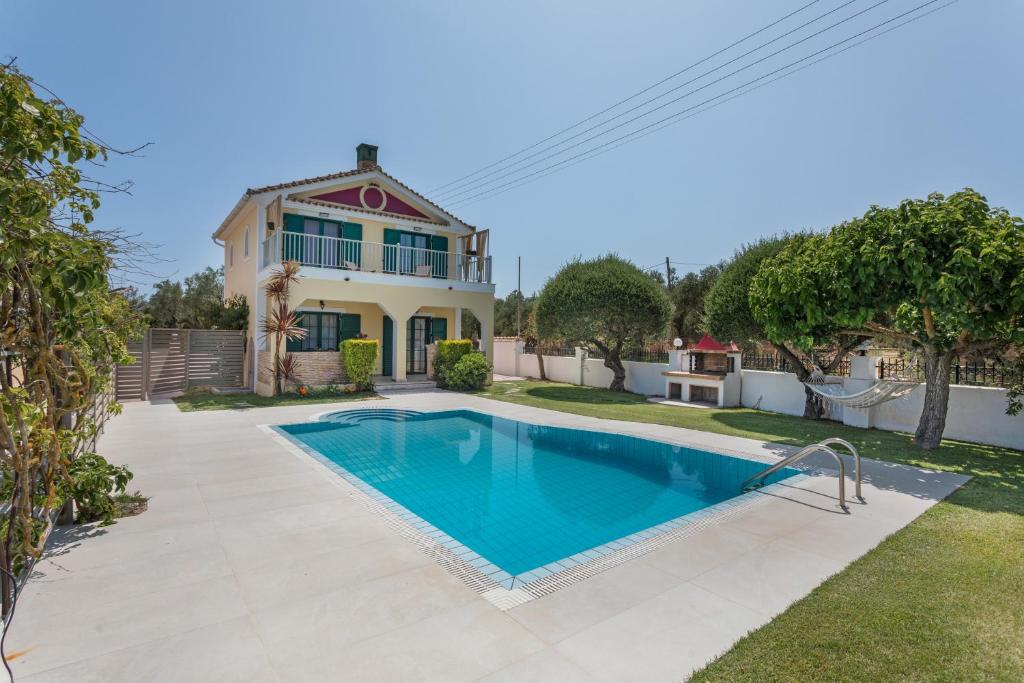 Πισίνα στο ή κοντά στο Anogia villas