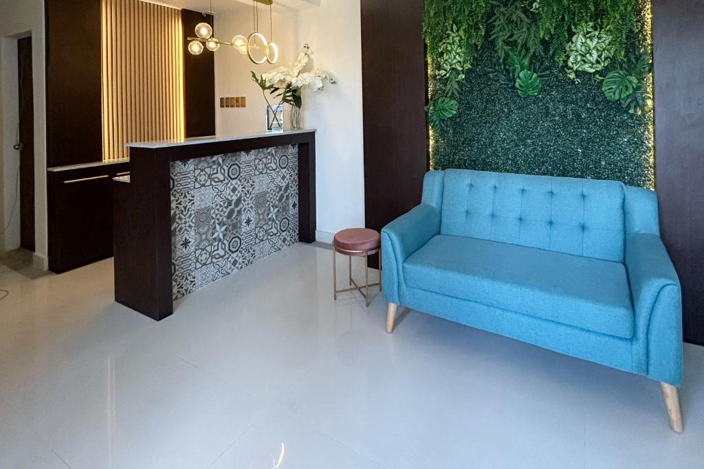 Posezení v ubytování 717 Residences Iloilo