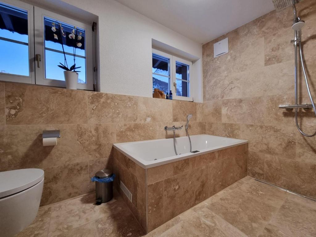 Koupelna v ubytování Zum Lerch Penthouse