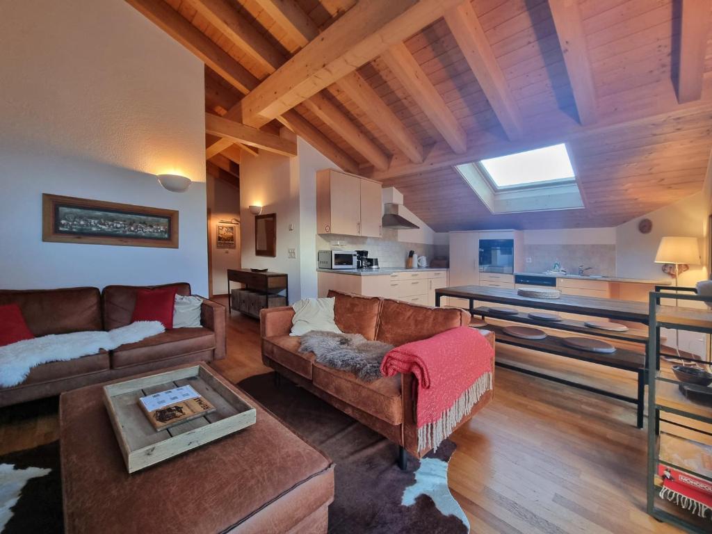 Posezení v ubytování Haus Serac