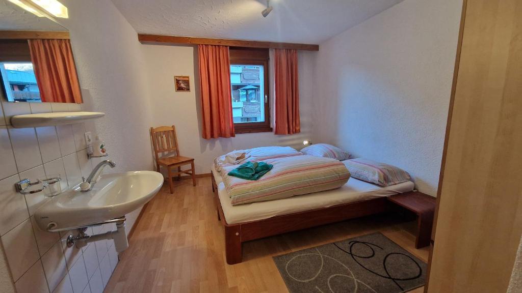 Postel nebo postele na pokoji v ubytování Apartment Etzel