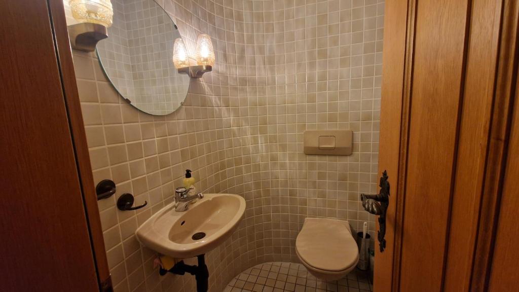 Koupelna v ubytování Apartment Etzel