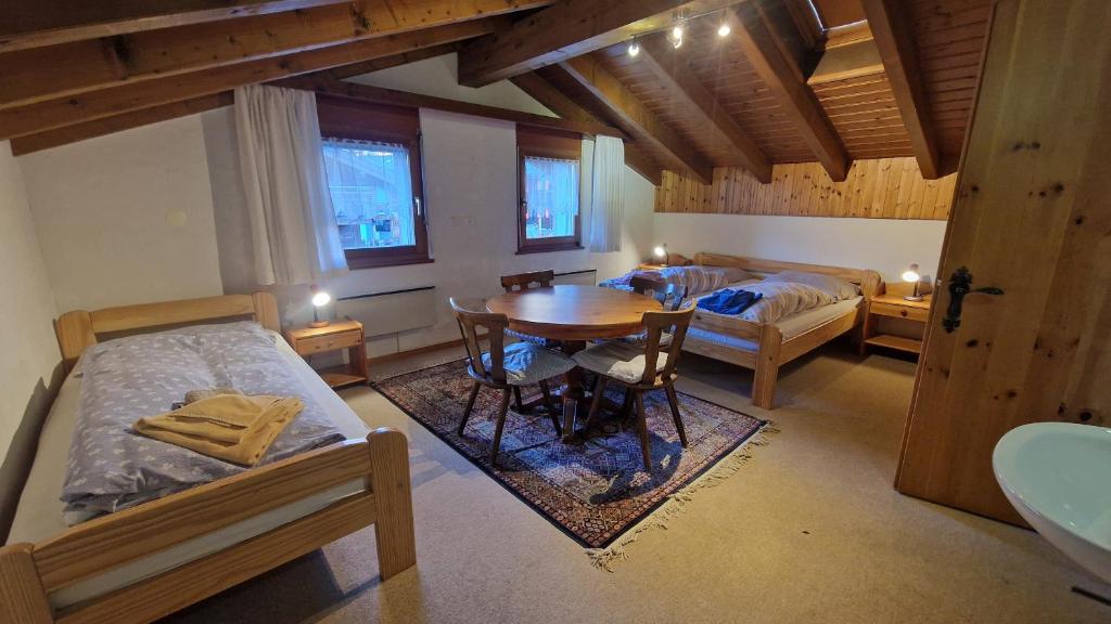 Postel nebo postele na pokoji v ubytování Apartment Etzel