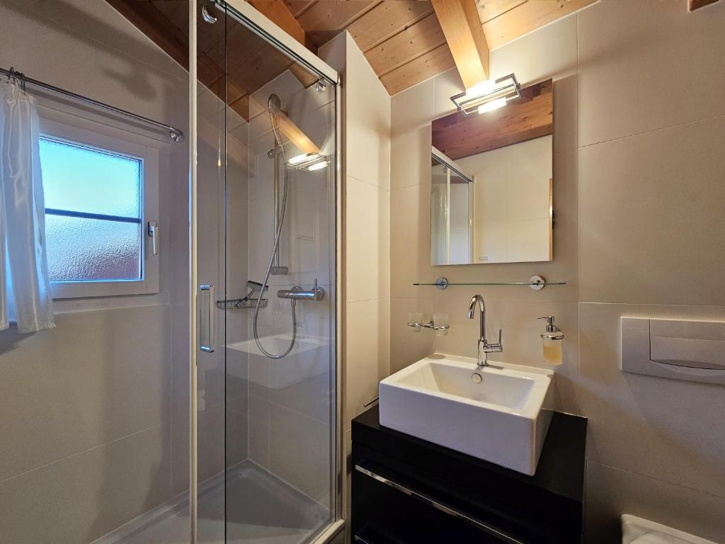 Koupelna v ubytování Chalet Flair