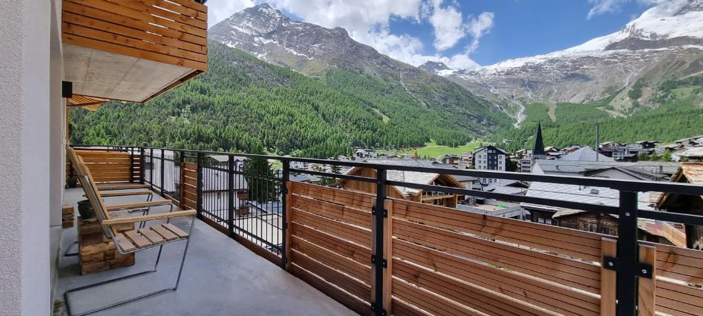 Nespecifikovaný výhled na hory nebo výhled na hory při pohledu z apartmánu