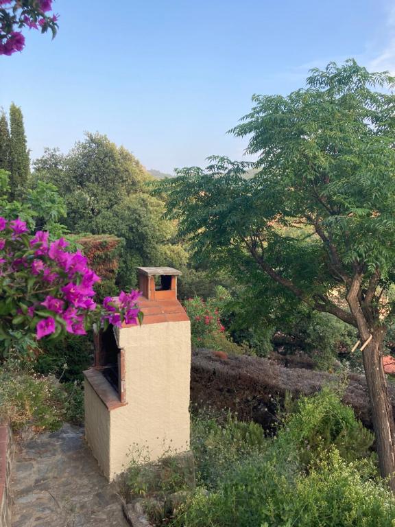Vonkajšia záhrada v ubytovaní Le jardin suspendu