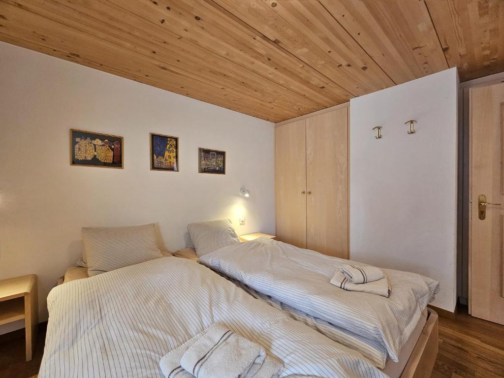 Postel nebo postele na pokoji v ubytování Chalet Renu
