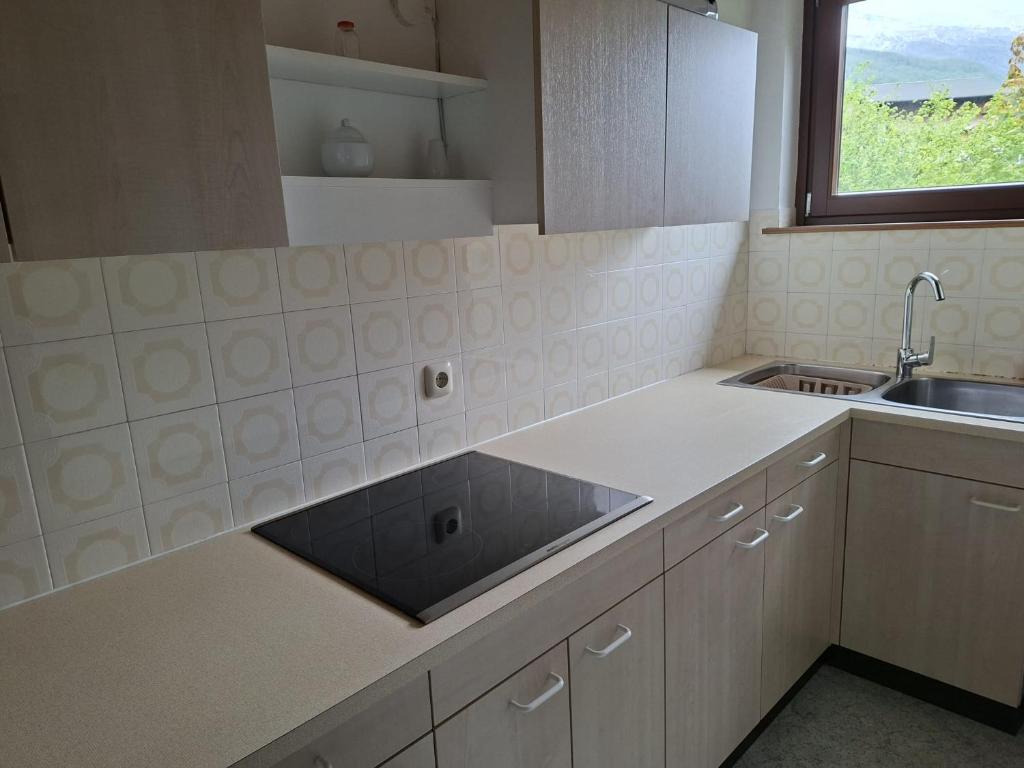 Kuchyň nebo kuchyňský kout v ubytování Jugend- und Familiengästehaus Heiligenblut