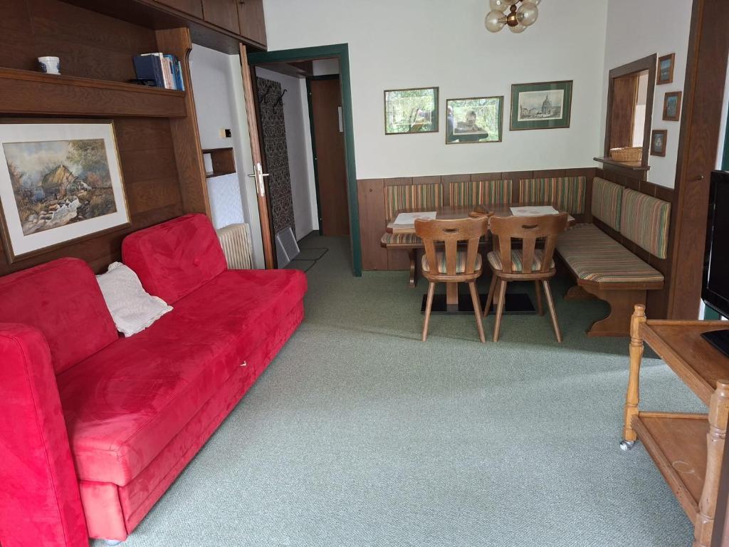 Posezení v ubytování Jugend- und Familiengästehaus Heiligenblut