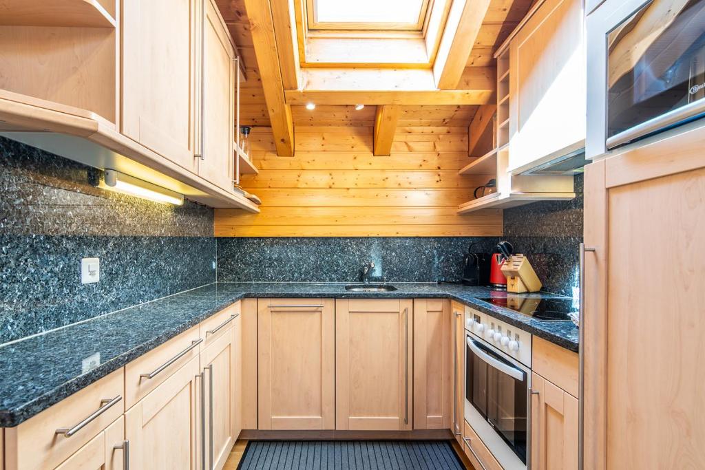 Kuchyň nebo kuchyňský kout v ubytování Chateau Penthouse