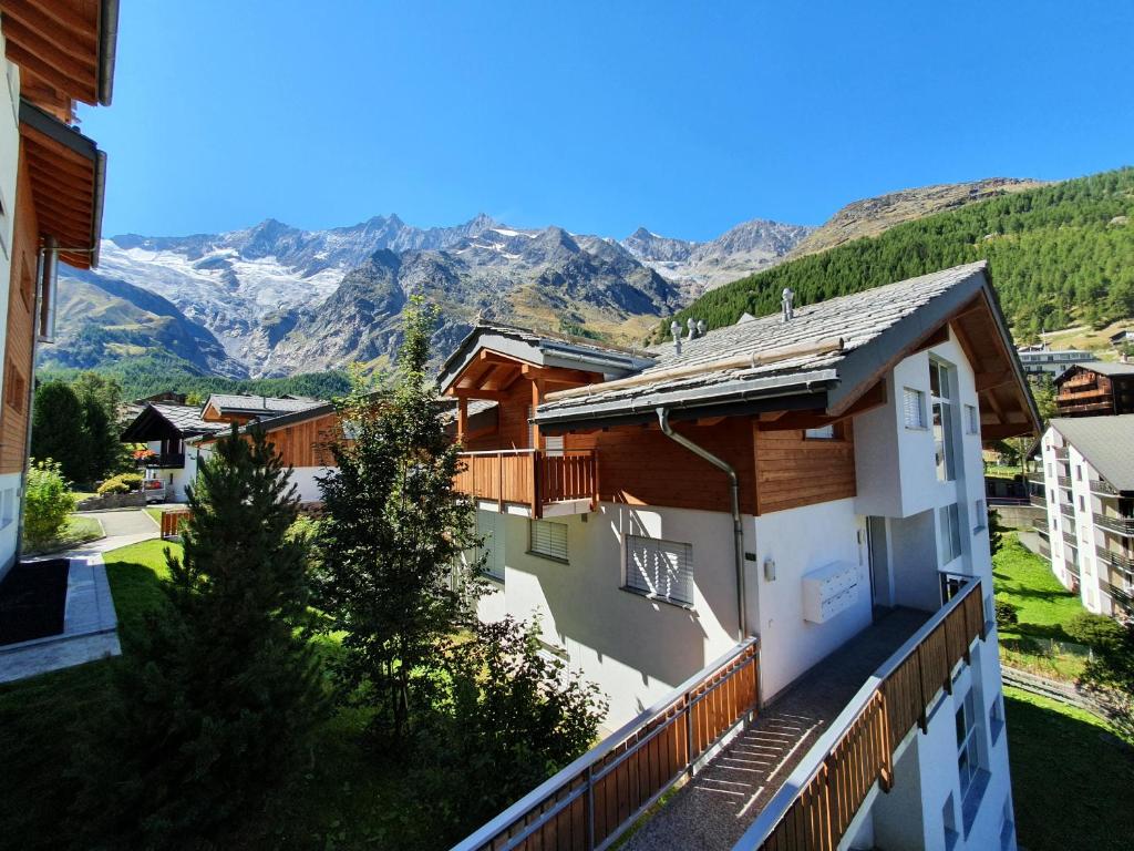 Nespecifikovaný výhled na hory nebo výhled na hory při pohledu z apartmánu