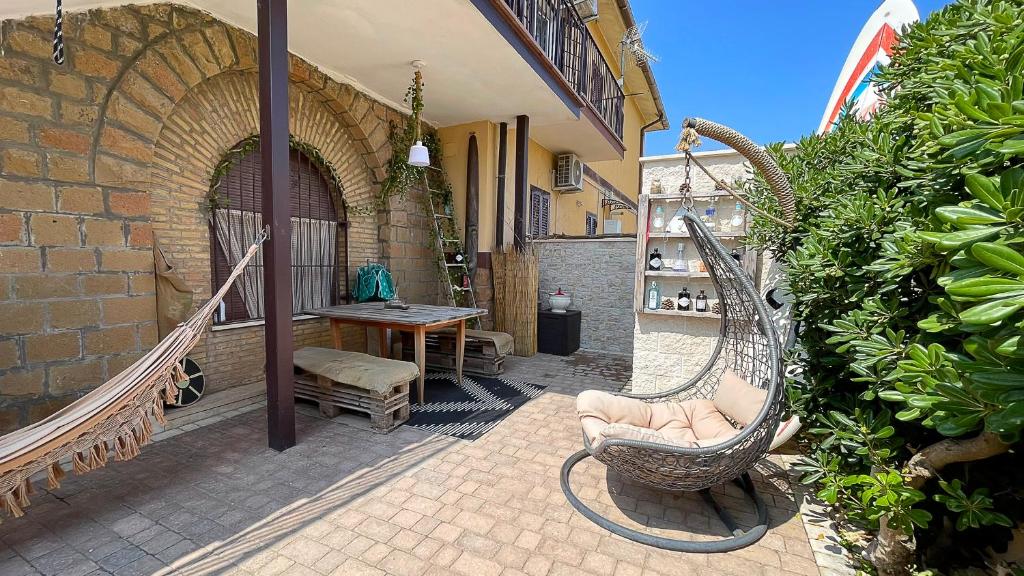 Balkón nebo terasa v ubytování Koru House Torvaianica