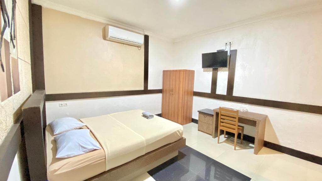 Postel nebo postele na pokoji v ubytování Allisa Motel