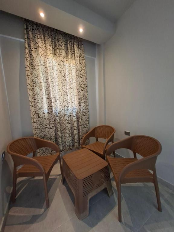 Posezení v ubytování La Perla Resort Ras Sudr