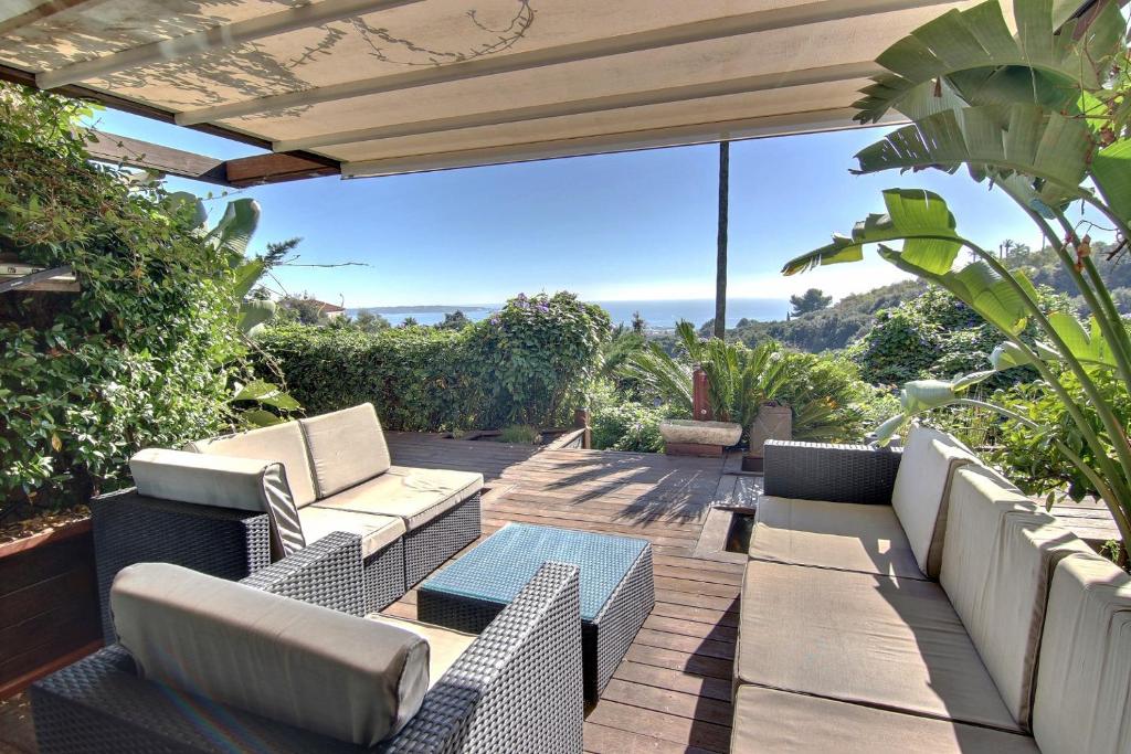 Χώρος καθιστικού στο Penthouse de charme