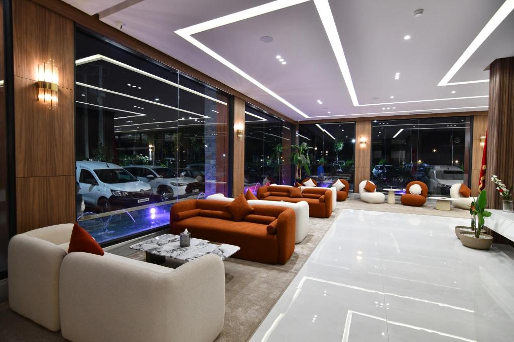 Posezení v ubytování Luxury hotel